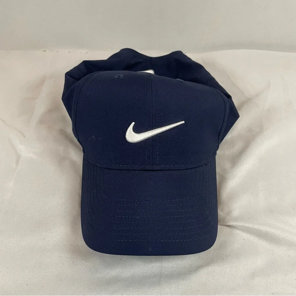Nike Legacy91 Dri Fit Baseball Cap Hat Blue Mens OSFM Adjustable Logo